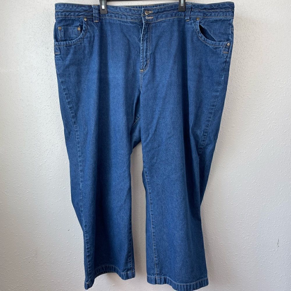 Woman Within Denim Jeans Size 28W EUC